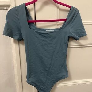 Aritzia Babaton Sky Blue Bodysuit